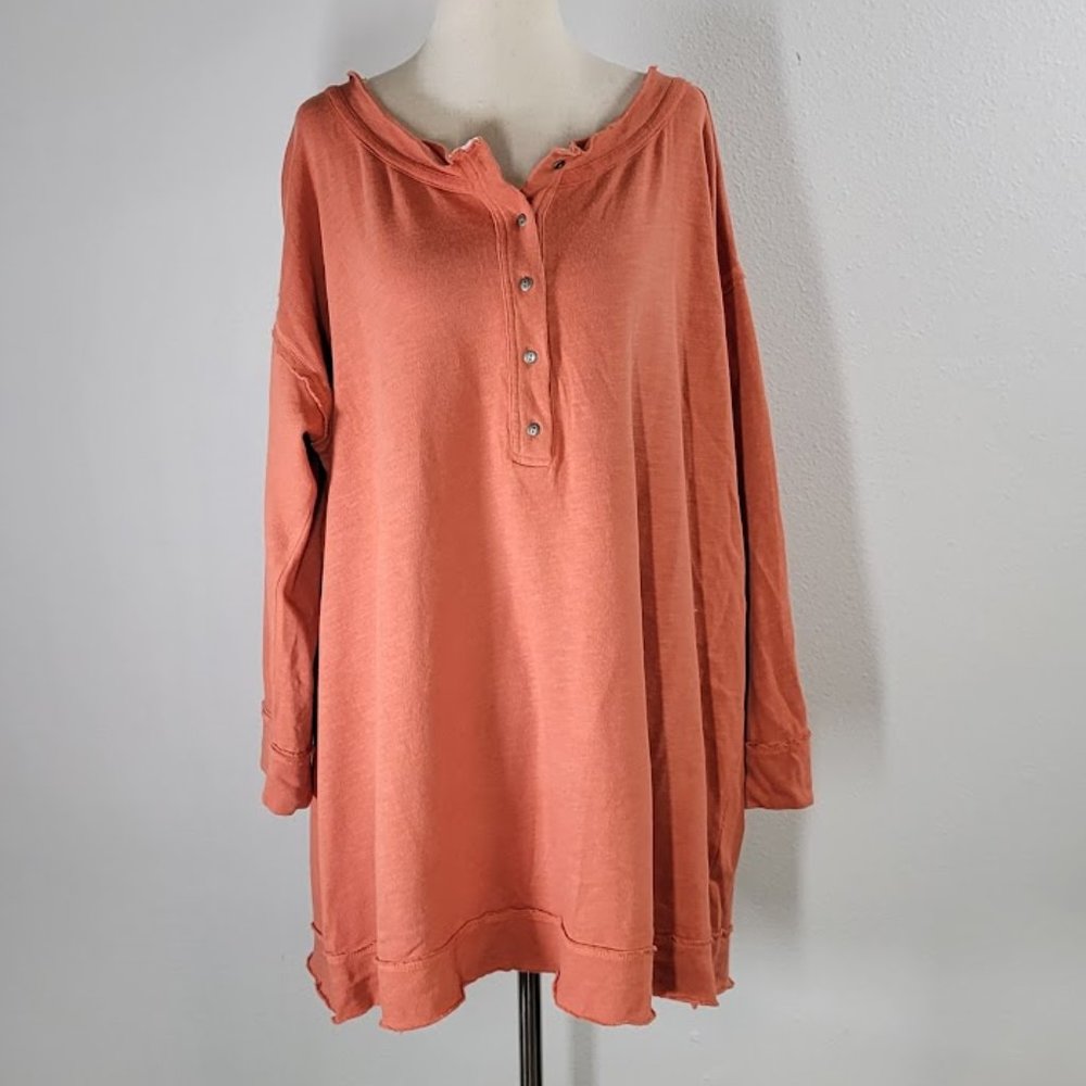 FREE PEOPLE INTIMATELY organic cotton pullover Sz M NEW - Picture 3 of 10